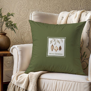 Cozy Earthy Kerstkussen Cadeau voor Hem Kussen