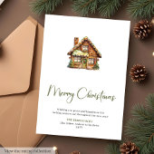 Cozy Editable Script Font Christmas Greeting Card Feestdagenkaart