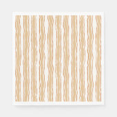 Cozy Fall Baby Shower | Neutral Cream & orange Servet (Voorkant)