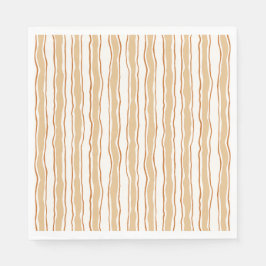 Cozy Fall Baby Shower | Neutral Cream & orange Servet