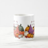Cozy Fall Cats Mug with Pumpkins Koffiemok (Center)