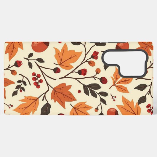 Cozy Fall Phone Case Samsung Galaxy Hoesje (Achterkant horizontaal)
