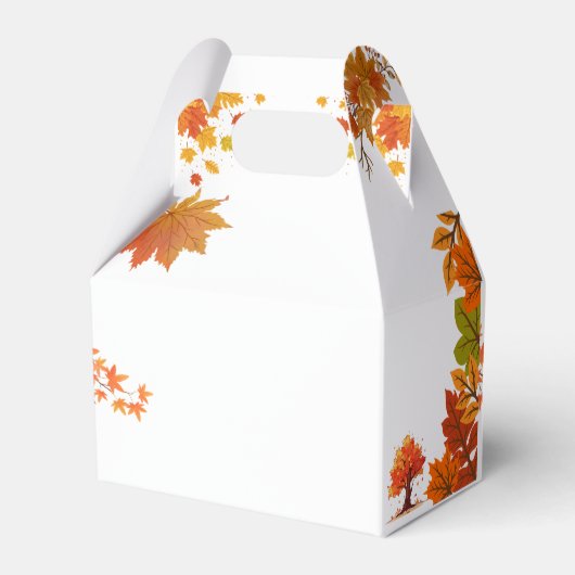 Cozy Fall Thanksgiving Dinner Party Bedankdoosjes (Achterkant)