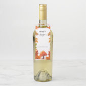 Cozy Fall Thanksgiving Dinner Party Flessenhanger (Op fles)