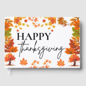 Cozy Fall Thanksgiving Dinner Party Gastenboek (Voorkant)