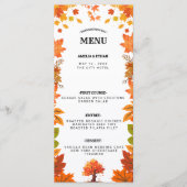 Cozy Fall Thanksgiving Dinner Party Menu (Voorkant)