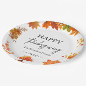Cozy Fall Thanksgiving Dinner Party Papieren Bordje (Gekanteld)