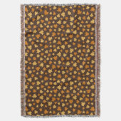 Cozy Fall Vibe" Maple Leaf Deken (Voorkant Verticaal)