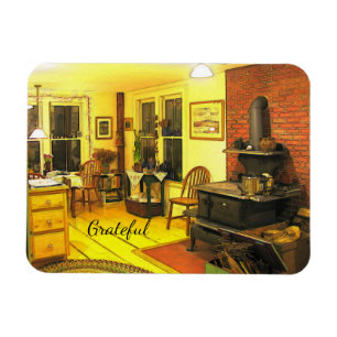 Cozy Farmhouse Gratitude Magneet