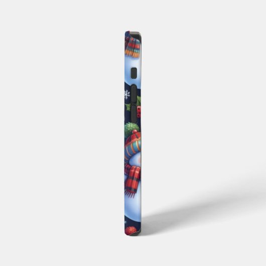 Cozy Festive Snowman iPhone Hoesje (Linkerkant)