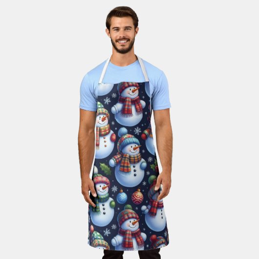 Cozy Festive Snowman Schort (Gedragen)