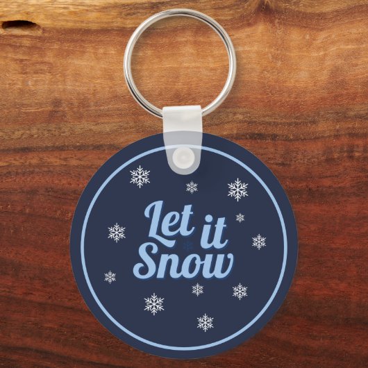 Cozy Festive Snowman Sleutelhanger (Achterkant)
