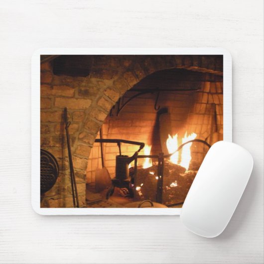Cozy Fireplace Muismat (Met muis)