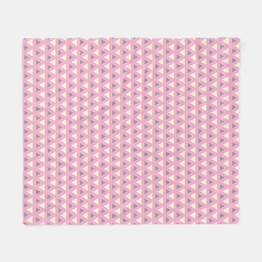 Cozy Fleece Blanket  Modern Geometric Pattern Deken (Voorkant (Horizontaal))