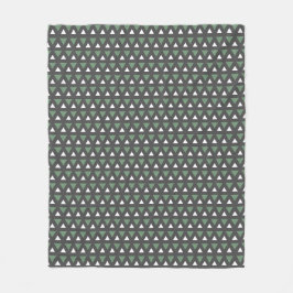 Cozy Fleece Blanket  Modern Geometric Pattern Deken