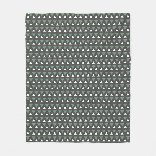 Cozy Fleece Blanket  Modern Geometric Pattern Deken (Voorkant)