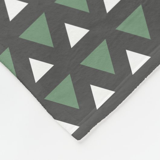 Cozy Fleece Blanket Modern Geometric Pattern Deken (Hoek)