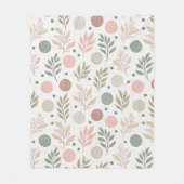 Cozy Fleece Blanket with Classic Polka Dot Pattern (Voorkant)