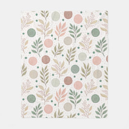 Cozy Fleece Blanket with Classic Polka Dot Pattern