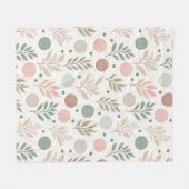 Cozy Fleece Blanket with Classic Polka Dot Pattern (Voorkant (Horizontaal))