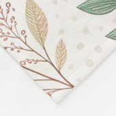 Cozy Fleece Blanket with Classic Polka Dot Pattern (Hoek)