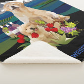 Cozy Fleece Golden Retriever Blanket Sherpa Deken (3/4)