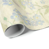 Cozy florale textiel Vergeet het niet Cadeaupapier (Rol Hoek)