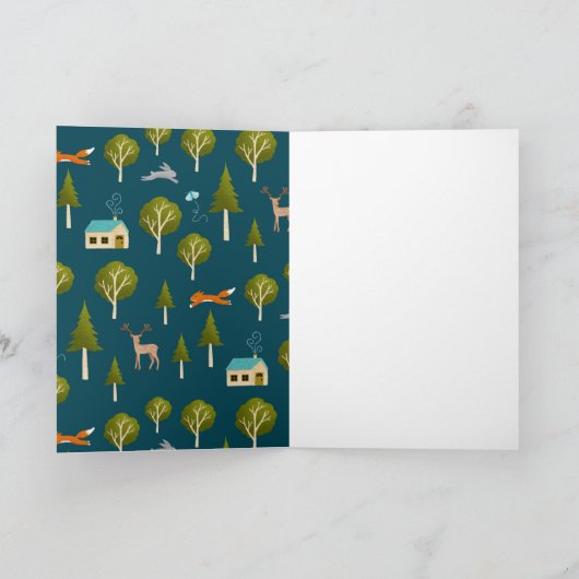 Cozy Forest Cabin and Animals Kaart (Binnen)