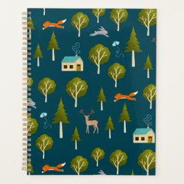 Cozy Forest Cabin and Animals Planner
