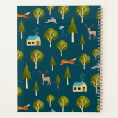 Cozy Forest Cabin and Animals Planner (Achterkant)