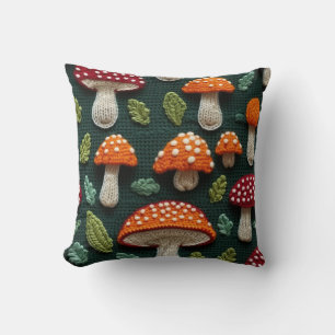 Cozy Forest Mushroom Kussen
