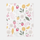Cozy Fruit Garden Fleece BlanketFleece Blanket (Voorkant)