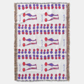 Cozy Fun Abstract Artful Deken (Voorkant Verticaal)