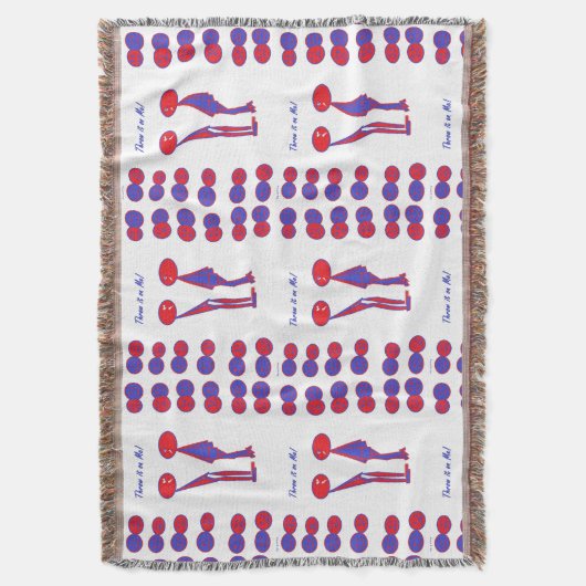 Cozy Fun Abstract Artful Deken (Voorkant Verticaal)