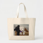Cozy Furry Friends Grote Tote Bag (Voorkant)