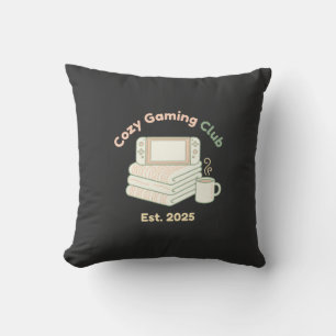 Cozy Gaming Club kussen   Opgericht in 2025 Schatt