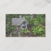 Cozy Garden Cottage Natuur Art Visitekaartje (Achterkant)