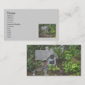 Cozy Garden Cottage Natuur Art Visitekaartje (Voorkant / Achterkant)