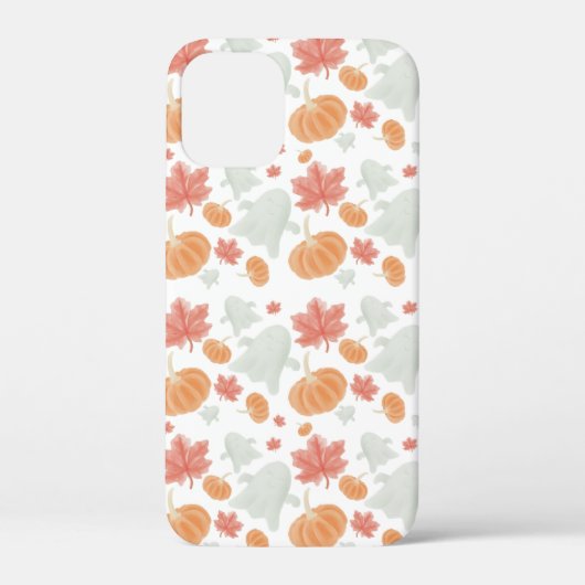 Cozy Ghosts & Pumpkins Autumn Pattern Case-Mate iPhone Case (Achterkant)