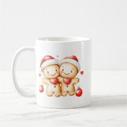 Cozy Gingerbread Man Hug | Festive Holiday Mug Koffiemok