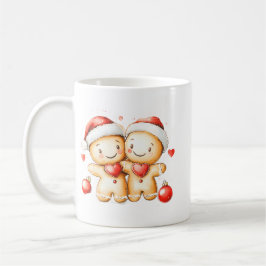 Cozy Gingerbread Man Hug | Festive Holiday Mug Koffiemok