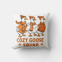 Cozy Goose Squad Herfst Kussen