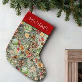 Cozy Greenery Baubles Christmas Gift for Him Kleine Kerstsok