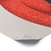 Cozy Greyhound Dog Poster–Anthropomorphic Pet Art Poster (Hoek)