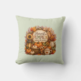 Cozy Harvest Pumpkin / Cosecha Acogedora Kussen