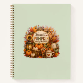 Cozy Harvest Pumpkin / Cosecha Acogedora Notitieboek