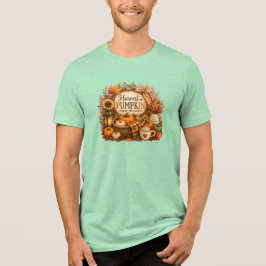 Cozy Harvest Pumpkin / Cosecha Acogedora Tri-Blend Shirt