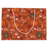 Cozy Herfst Autumn Gift Bag Groot Cadeauzakje (Achterkant)