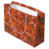 Cozy Herfst Autumn Gift Bag Groot Cadeauzakje (Achterkant Gekanteld)