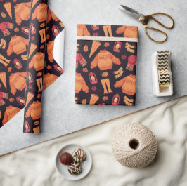 Cozy Herfst Cadeaupapier